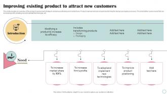 Improving Existing Product To Attract Business Operational Efficiency Strategy SS V