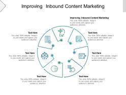 Improving inbound content marketing ppt powerpoint presentation outline portfolio cpb