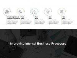 Improving internal business processes ppt powerpoint presentation summary design ideas cpb
