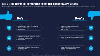 Improving IoT Device Cybersecurity To Prevent Data Breaches Powerpoint Presentation Slides IoT CD Adaptable Template