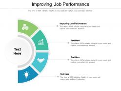 Improving job performance ppt powerpoint presentation gallery skills cpb