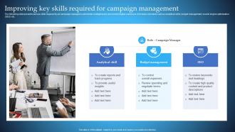 Improving Key Skills Required For Campaign Management Mobile Marketing Guide For Small Businesses