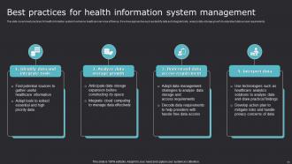 Improving Medicare Services With Health Information System Powerpoint Presentation Slides Content Ready Captivating