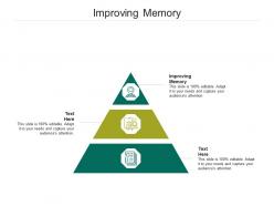 Improving memory ppt powerpoint presentation portfolio pictures cpb
