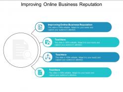 Improving online business reputation ppt powerpoint presentation summary slide cpb