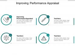 Improving performance appraisal ppt powerpoint presentation visual aids cpb