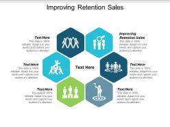 Improving retention sales ppt powerpoint presentation ideas icons cpb