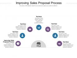 Improving sales proposal process ppt powerpoint presentation inspiration slideshow cpb