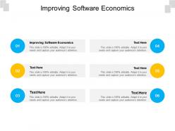 Improving software economics ppt powerpoint presentation show background images cpb