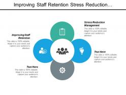 Improving staff retention stress reduction management executive presentation skill cpb