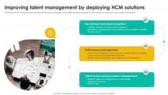 Improving Talent Hcm Solutions Talent Management Tool Leveraging Technologies To Enhance Hr Services