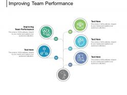 Improving team performance ppt powerpoint presentation infographics file formats cpb