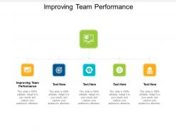 Improving team performance ppt powerpoint presentation styles format cpb