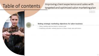 Improving The Client Experience And Sales With Targeted And Optimized Salon Marketing Plan Strategy CD V Interactive Adaptable