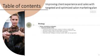 Improving The Client Experience And Sales With Targeted And Optimized Salon Marketing Plan Strategy CD V Professionally Adaptable