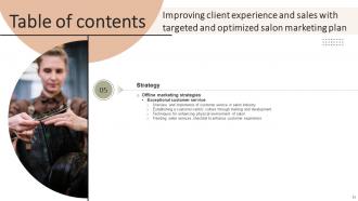 Improving The Client Experience And Sales With Targeted And Optimized Salon Marketing Plan Strategy CD V Attractive Pre-designed