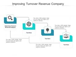 Improving turnover revenue company ppt powerpoint presentation show background images cpb