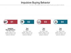 Impulsive buying behavior ppt powerpoint presentation outline structure cpb