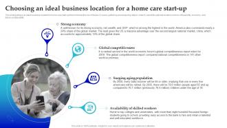 In Home Care Business Plan Choosing An Ideal Business Location For A Home Care Start Up BP SS
