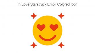 In Love Starstruck Emoji Colored Icon In Powerpoint Pptx Png And Editable Eps Format