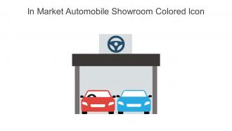 In Market Automobile Showroom Colored Icon In Powerpoint Pptx Png And Editable Eps Format