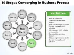 In new business powerpoint presentation process circular flow layout templates