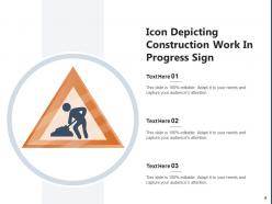 In progress circular indication construction business development