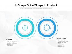 In scope out of scope in product