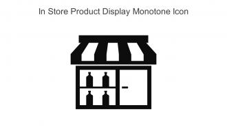 In Store Product Display Monotone Icon In Powerpoint Pptx Png And Editable Eps Format