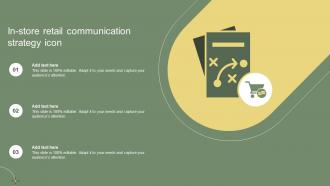 In Store Retail Communication Strategy Icon