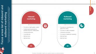 Inbound And Outbound Marketing Strategies For Start Ups To Drive Business Growth Slidemaster Deck Captivating Adaptable