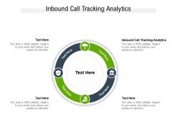 Inbound call tracking analytics ppt powerpoint presentation show file formats cpb