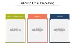 Inbound email processing ppt powerpoint presentation outline introduction cpb