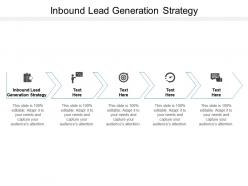 Inbound lead generation strategy ppt powerpoint presentation infographics influencers cpb