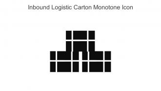 Inbound Logistic Carton Monotone Icon In Powerpoint Pptx Png And Editable Eps Format
