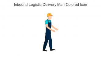 Inbound Logistic Delivery Man Colored Icon In Powerpoint Pptx Png And Editable Eps Format