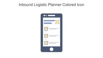Inbound Logistic Planner Colored Icon In Powerpoint Pptx Png And Editable Eps Format