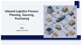 Inbound Logistics Process Planning Sourcing Purchasing PPT Mockup AT