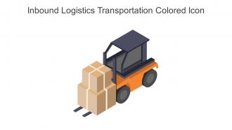 Inbound Logistics Transportation Colored Icon In Powerpoint Pptx Png And Editable Eps Format