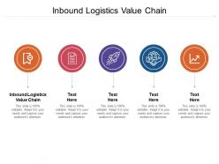 Inbound logistics value chain ppt powerpoint presentation icon infographic template cpb