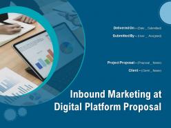 Inbound marketing at digital platform proposal powerpoint presentation slides