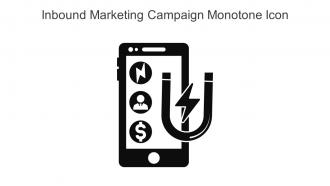 Inbound Marketing Campaign Monotone Icon Icon In Powerpoint Pptx Png And Editable Eps Format