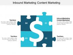 Inbound marketing content marketing ppt powerpoint presentation icon design templates cpb