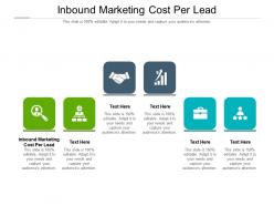 Inbound marketing cost per lead ppt powerpoint presentation outline templates cpb