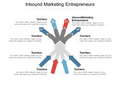 Inbound marketing entrepreneurs ppt powerpoint presentation infographic cpb