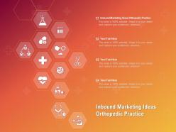 Inbound Marketing Ideas Orthopedic Practice Ppt Powerpoint Presentation Show Outfit