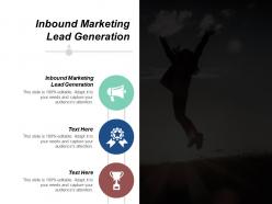 Inbound marketing lead generation ppt powerpoint presentation ideas layouts cpb