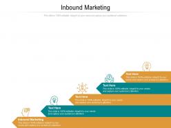 Inbound marketing ppt powerpoint presentation portfolio graphics tutorials cpb