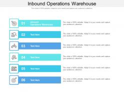 Inbound operations warehouse ppt powerpoint show inspiration cpb