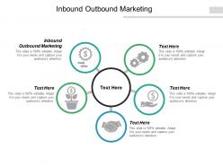 Inbound outbound marketing ppt powerpoint presentation gallery brochure cpb